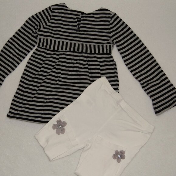 Little Miss Attitude, Girls Size S (4-5) Cotton Top with Leggings - Picture 4 of 7